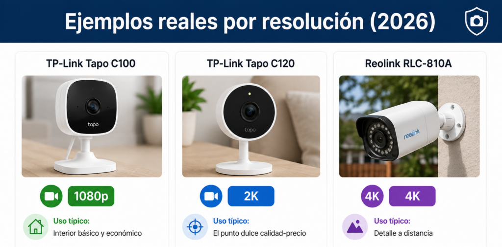 Infografía con los cinco errores más comunes al elegir la resolución de una cámara